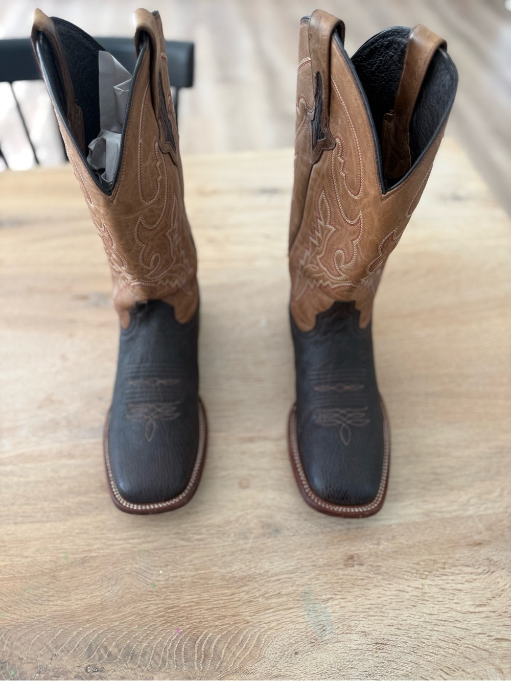 Lucchese Shark Skin Cowboy Boots